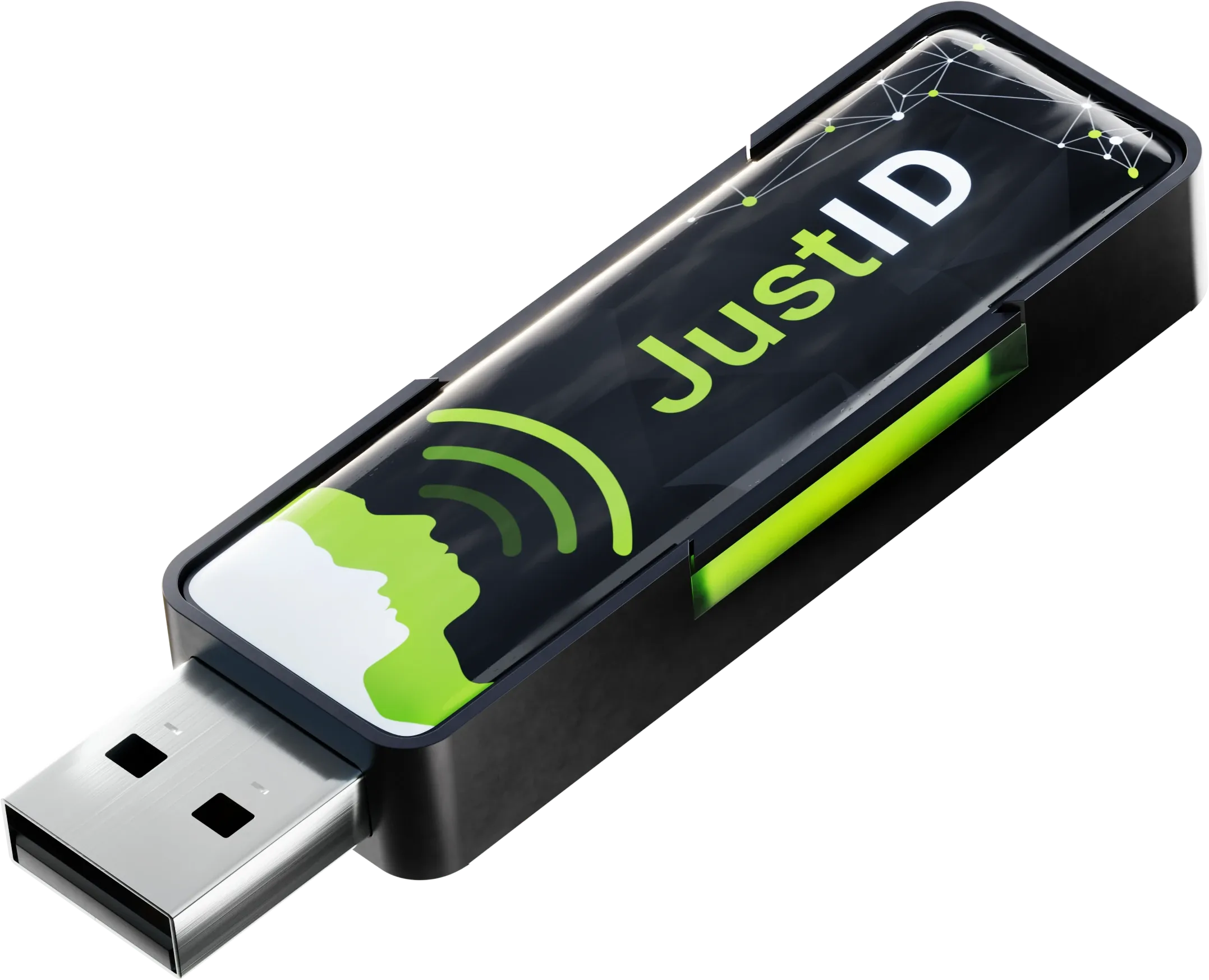 JustID USB Dongle manufacturer product photograph